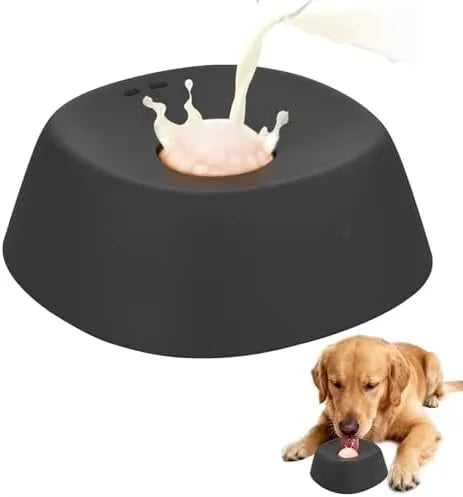 SlowLick - Dein Fellfreund frisst wie ein Staubsauger, dieser Napf stoppt das Schlingen.