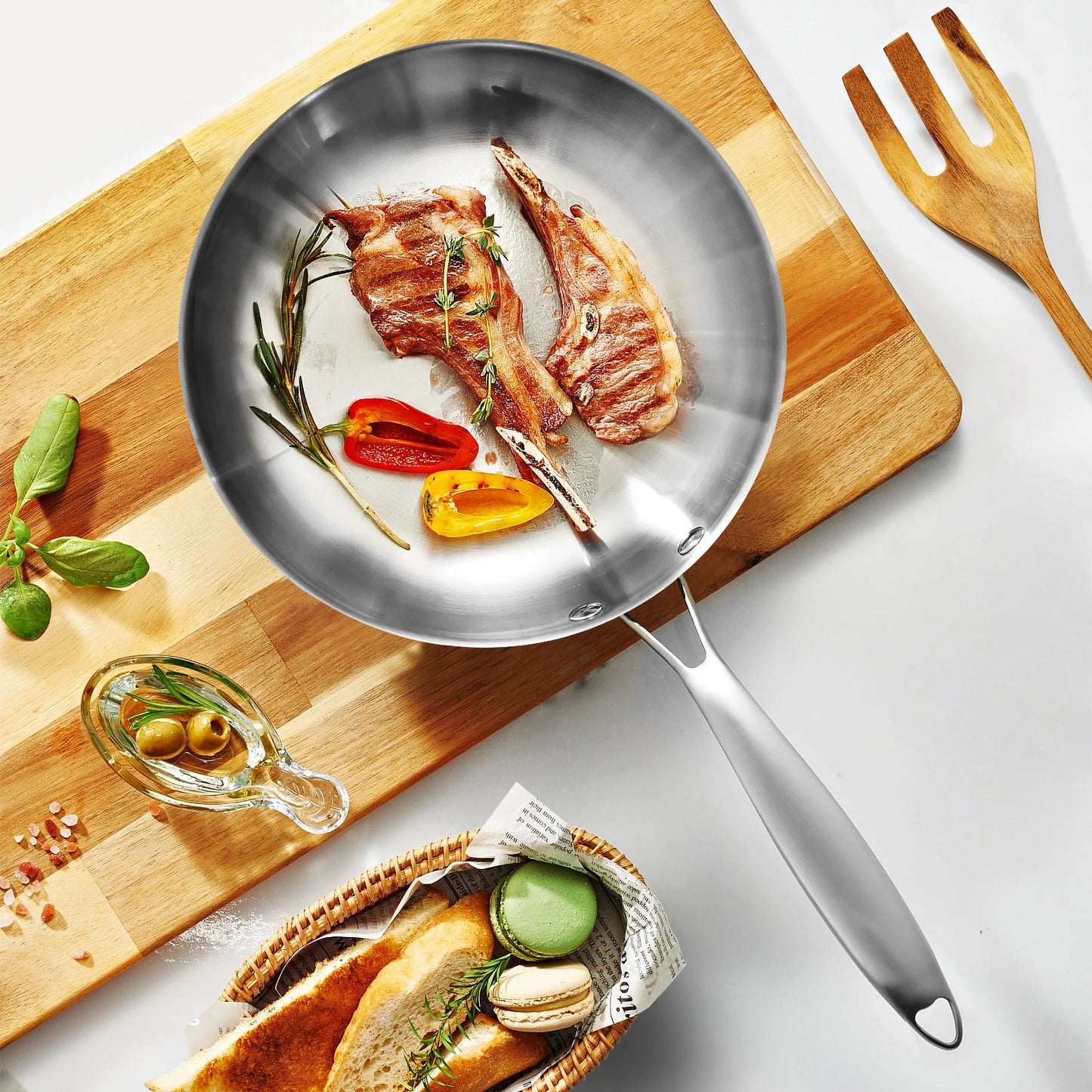 SteelMaster – Unsichtbare Gifte aus alten Pfannen zerstören deine Gesundheit, Edelstahl bewahrt dich davor.