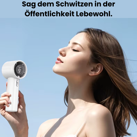 PowerBreeze TurboFan – Deine frische Brise für unterwegs!